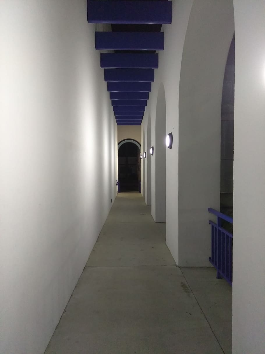 hallway, white, interior, modern, design, home, house, hall, corridor, building