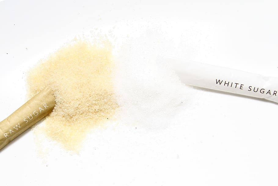 white, sugar, raw, sugar powders, packs, healthy, brown sugar, white sugar, sugar cane, sweets