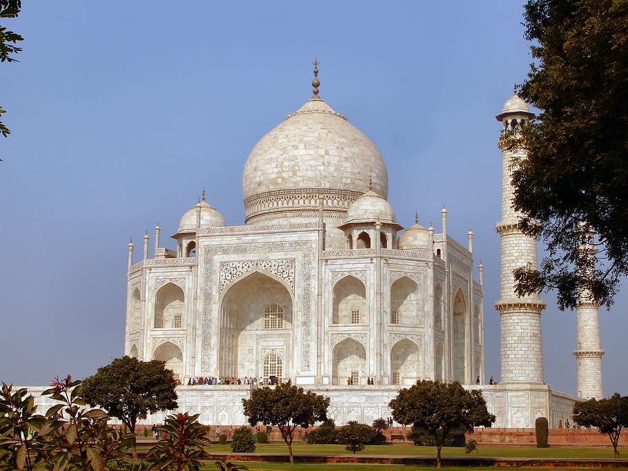 Agra, Taj Mahal, Mahal, India, Palace, india, world heritage, unesco, marble mausoleum, architecture, dome