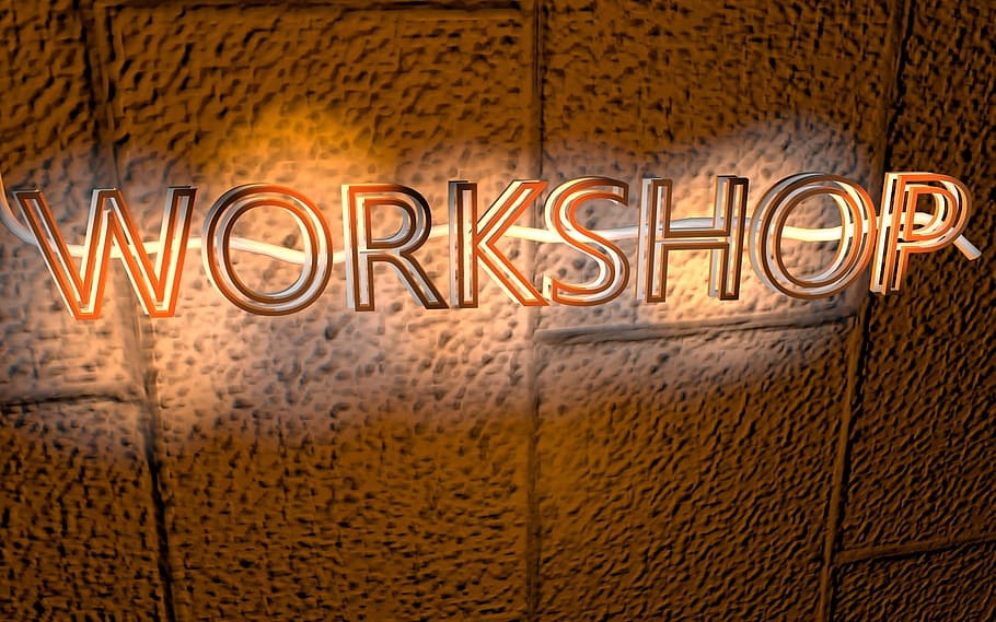 workshop lighted signage, lighting, workshop, learn, training, seminar, coach, presentation, coaching, work