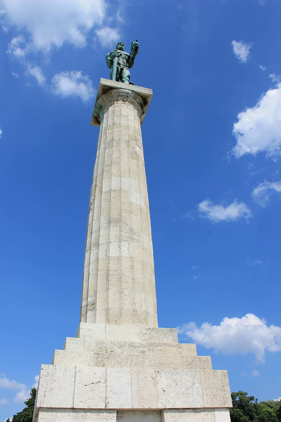 monument, belgrade, serbia, europe, landmark, city, old, travel, historic, stone