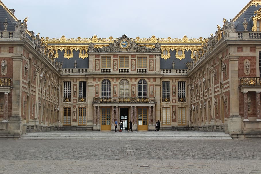 versailles, paris, palace, france, architecture, built structure, building exterior, travel destinations, city, history
