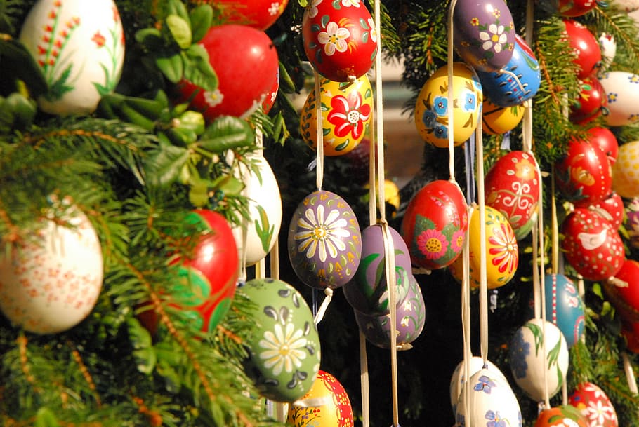 easter well, easter, easter eggs, easter tradition, easter theme, custom, decoration, easter egg, holiday, celebration