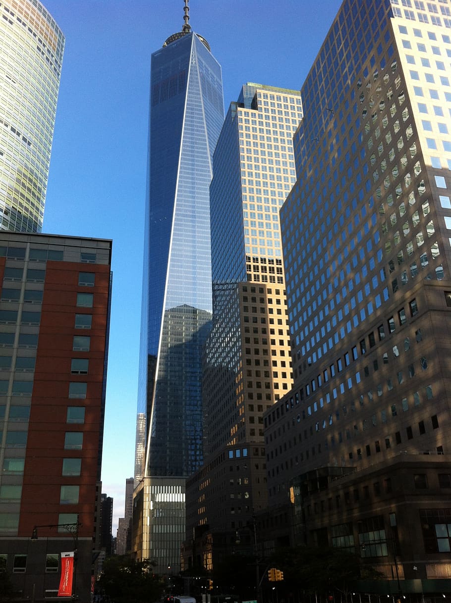 world trade center, new york, manhattan, nyc, usa, new york city, ground zero, skyscraper, america, one world trade center