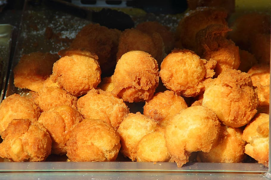 croquettes, fat fried, street vending, delicious, brown, baked, eat, food, shopping, market
