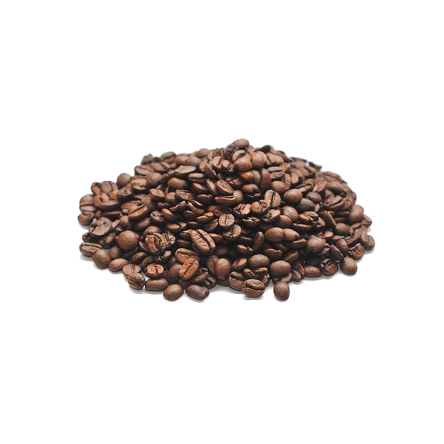 Coffee, Grains, Arabica, Fried, coffee beans, roasted coffee, grain, bean, brown, caffeine