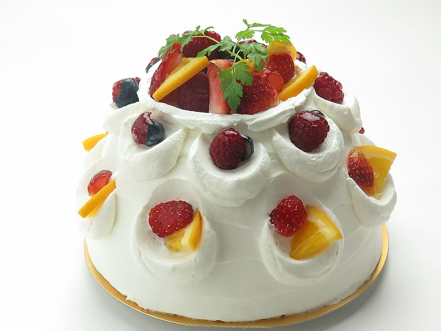 blanco, pastel de hielo, fresa, cítricos, frutas, pastel, moderno, suites, tarta, fruta