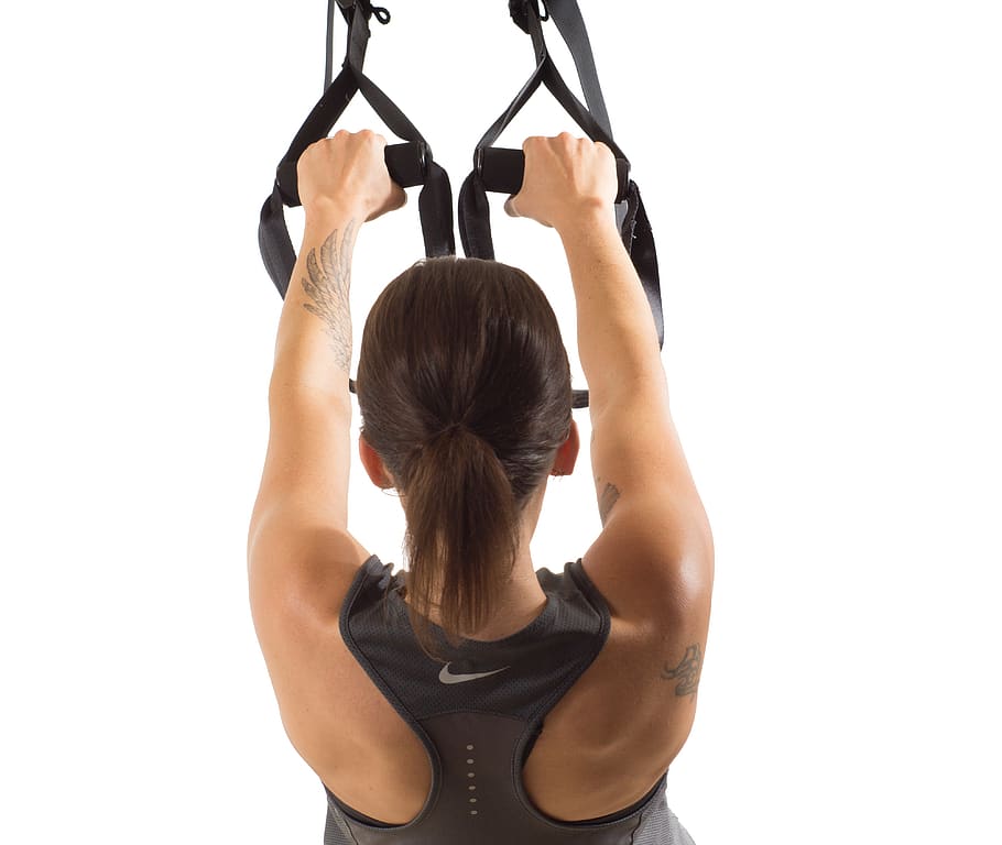 sling trainer, woman, fitness, healthy, training, body, muscles, sporty, female, eaglefit