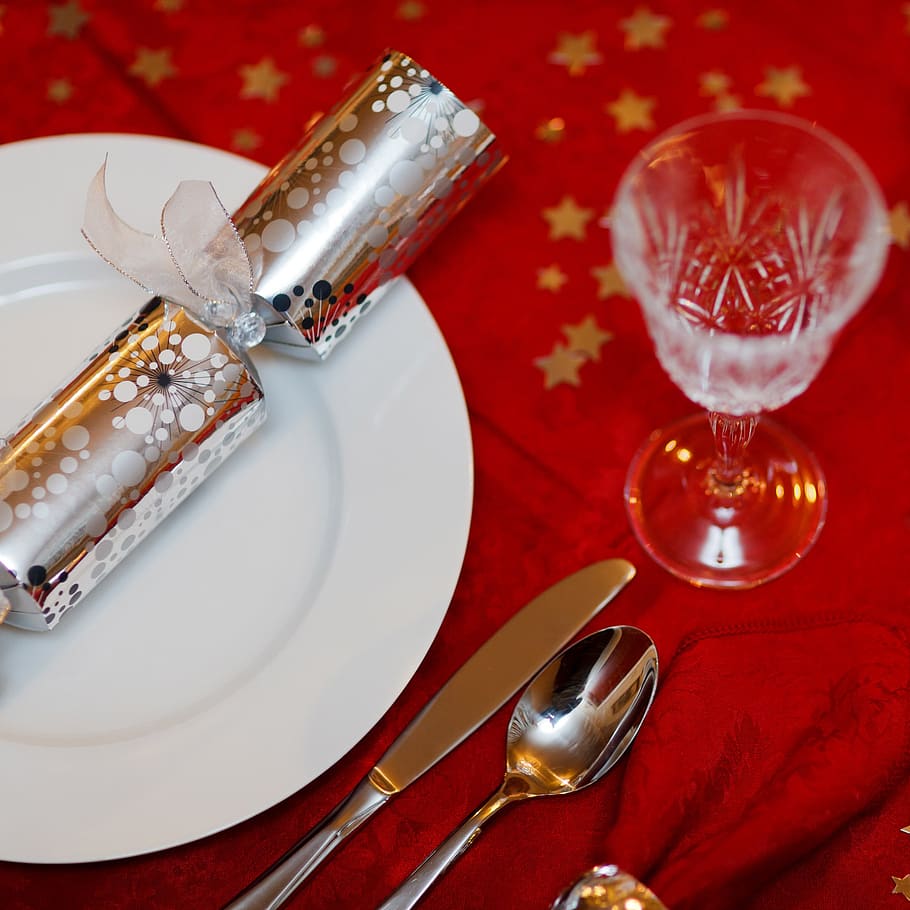 celebration, christmas, cutlery, decoration, dine, dining, dinner, elegant, fancy, festive
