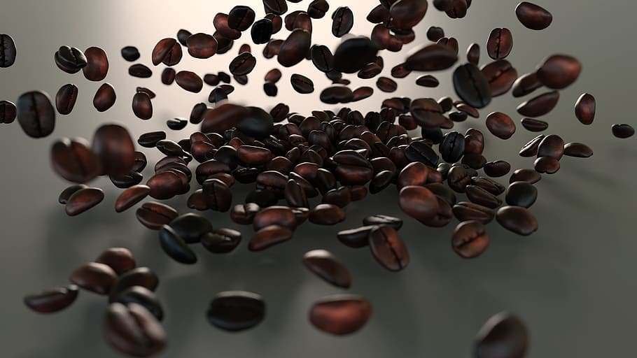 Coffee Grain Natural Fried Large Group Of Objects Brown Roasted Coffee Bean Indoors Food