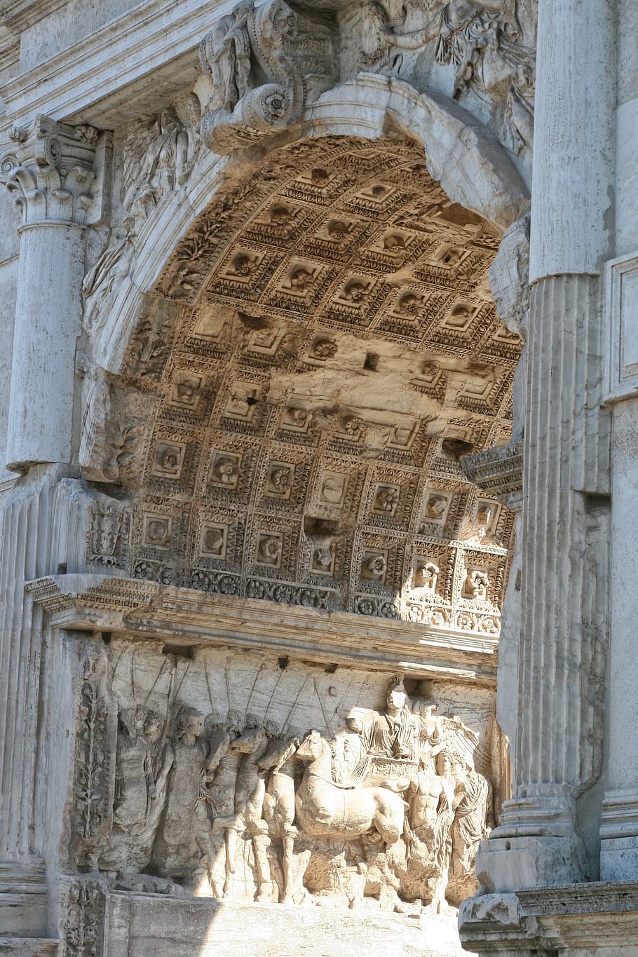 italy, rome, arch titus, ancient architecture, sculpture, art and craft, architecture, representation, craft, built structure
