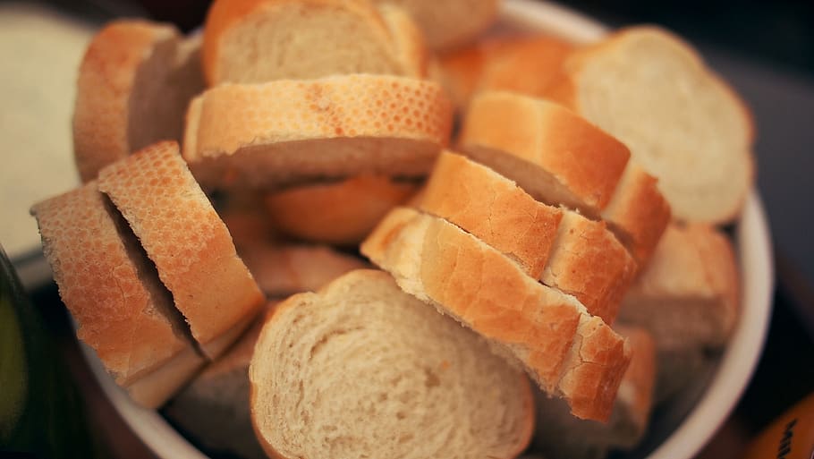 bread, baguette, food, food and drink, freshness, close-up, healthy eating, indoors, wellbeing, large group of objects