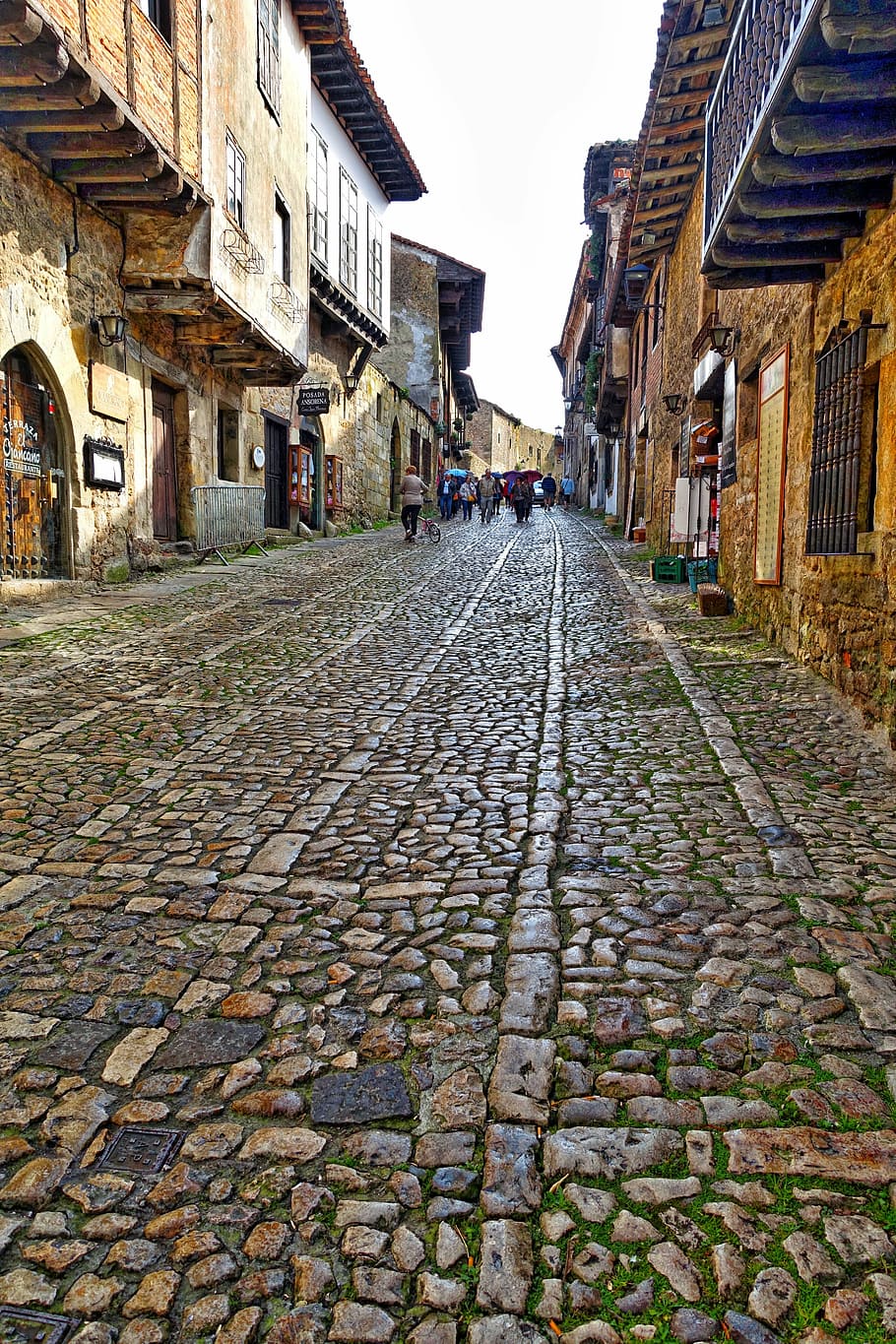 cobblestone, street, road, stone, pavement, cityscape, traditional, historic, alley, architecture