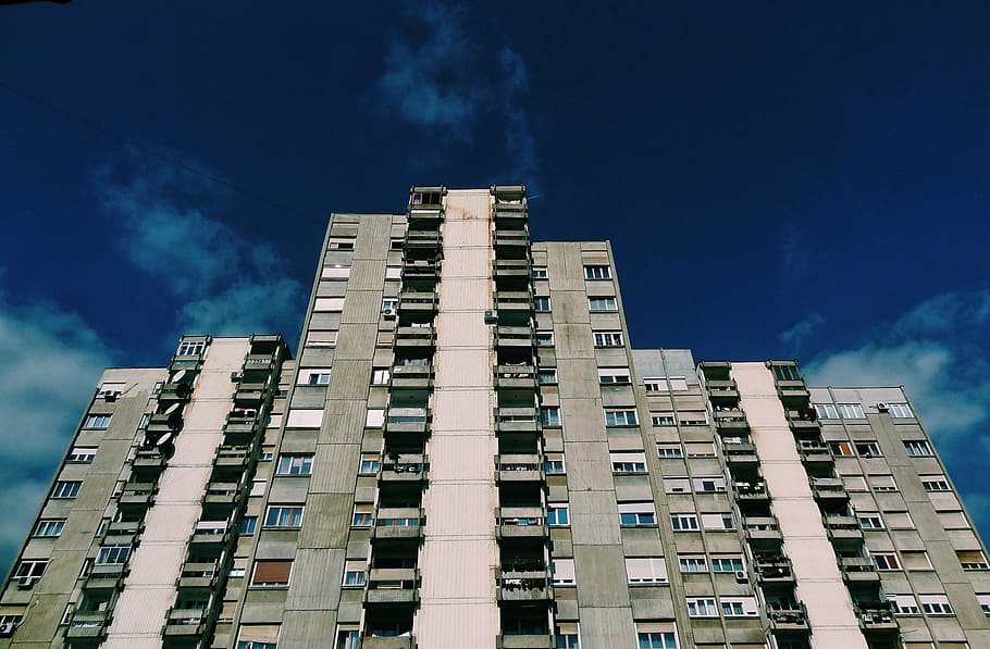 kragujevac, serbia, buildings, architecture, street, sky, vsco, built structure, building exterior, building