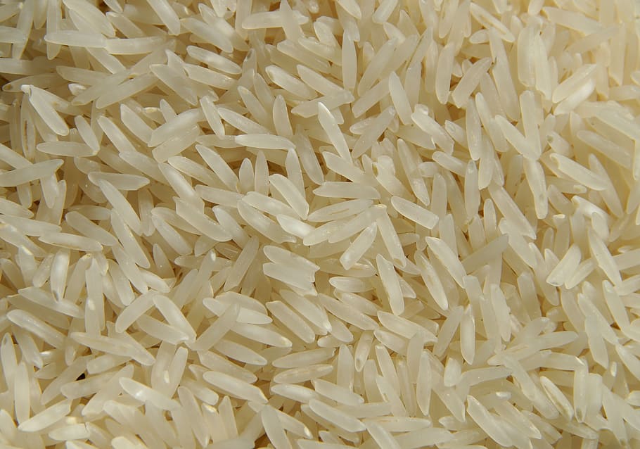 granos de arroz, arroz, alimentos, comer, alimentos básicos, granulado, cocinar, cerrar, foto, textura