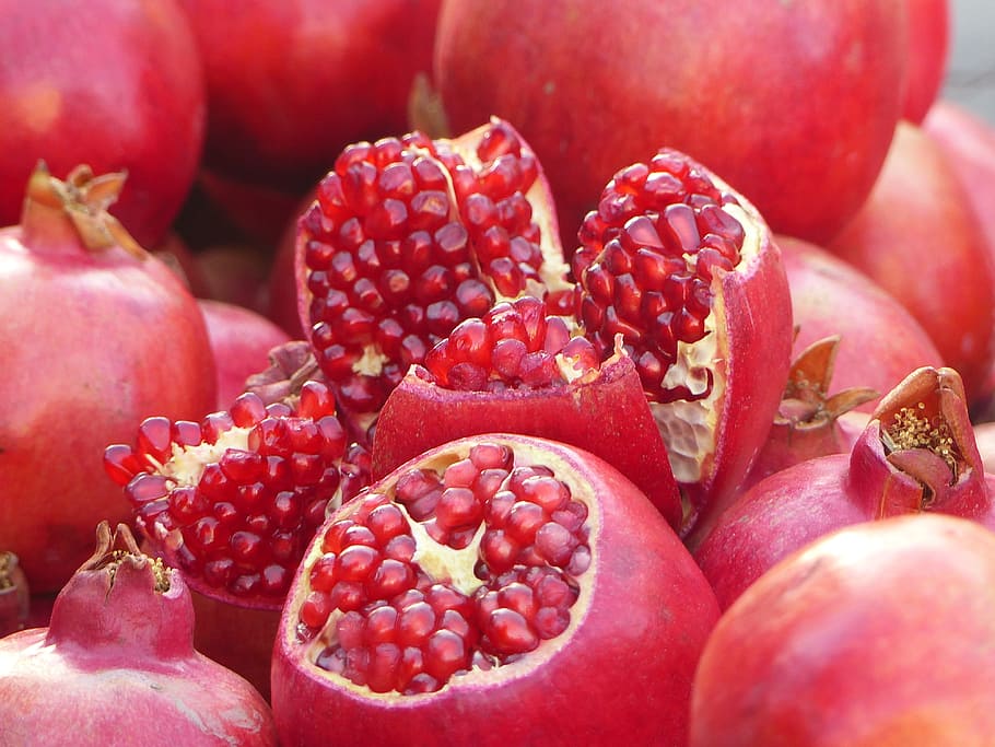 クローズアップ写真 ザクロ イラン フルーツ 赤 おいしい マクロ 食べ物と飲み物 健康的な食事 食べ物 Pxfuel
