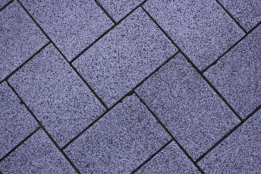 gray concrete tiles, stone floor, joints, stone, structure, away, flooring, road construction, paving stones, pavement