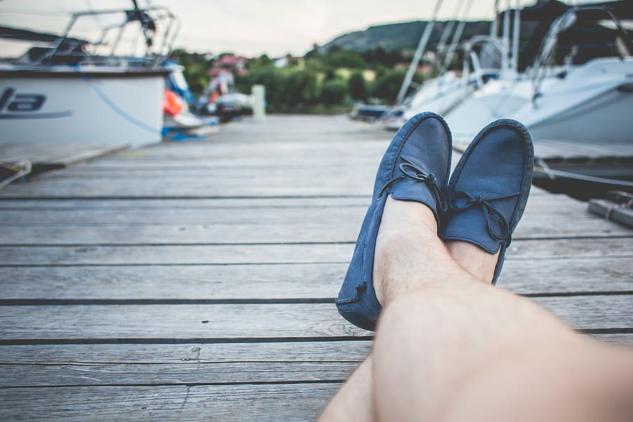 sapatos de barco de couro, azul, couro, sapatos de barco, barcos, capitão, frio, elegante, sapatos de couro, relaxante