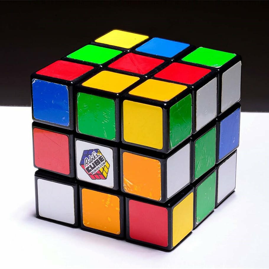 rubik, kubus, mainan, teka-teki Kubus, multi-warna, Bentuk kubus, blok mainan, blok, bentuk blok, bentuk - Pxfuel