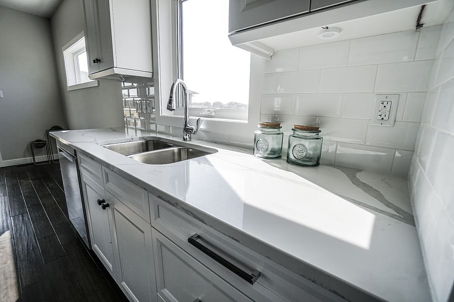 kitchen, white kitchen, counter top, luxury, counter, white, design, tile, granite, marble