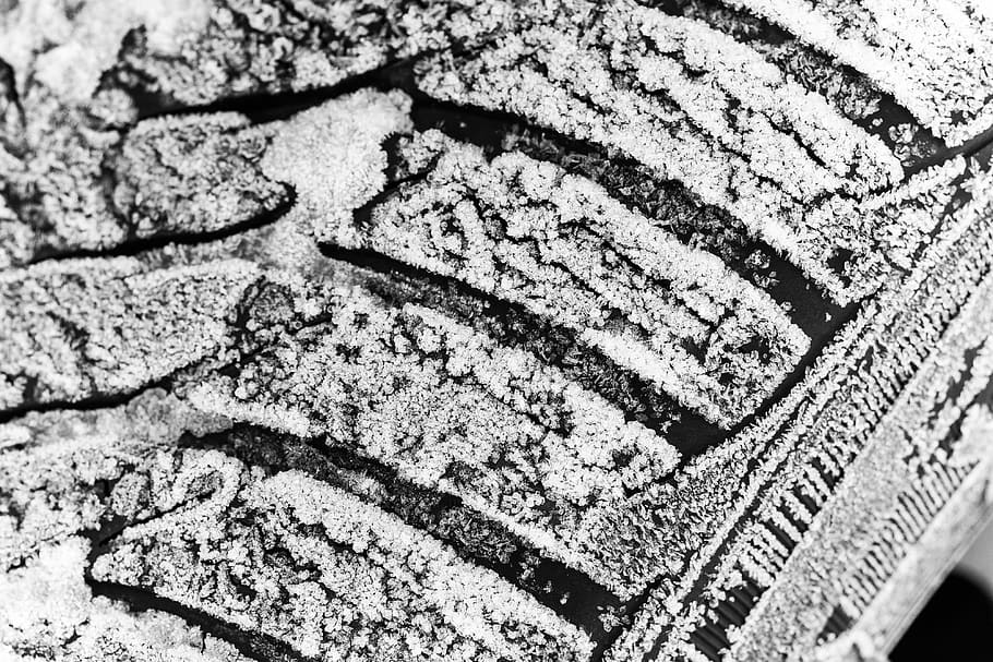 close, Frozen, Winter Tire, Snow, Close Up, cars, cold, grip, hoarfrost, tires
