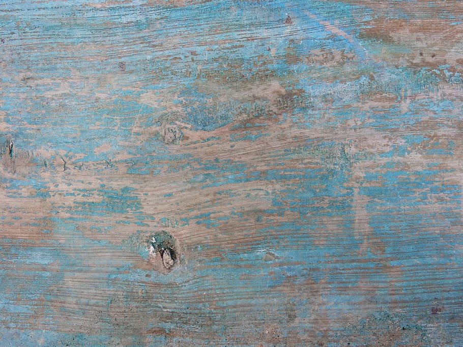 Background, Wood, Texture, Old, worn, blue paint, textured, backgrounds, pattern, rough