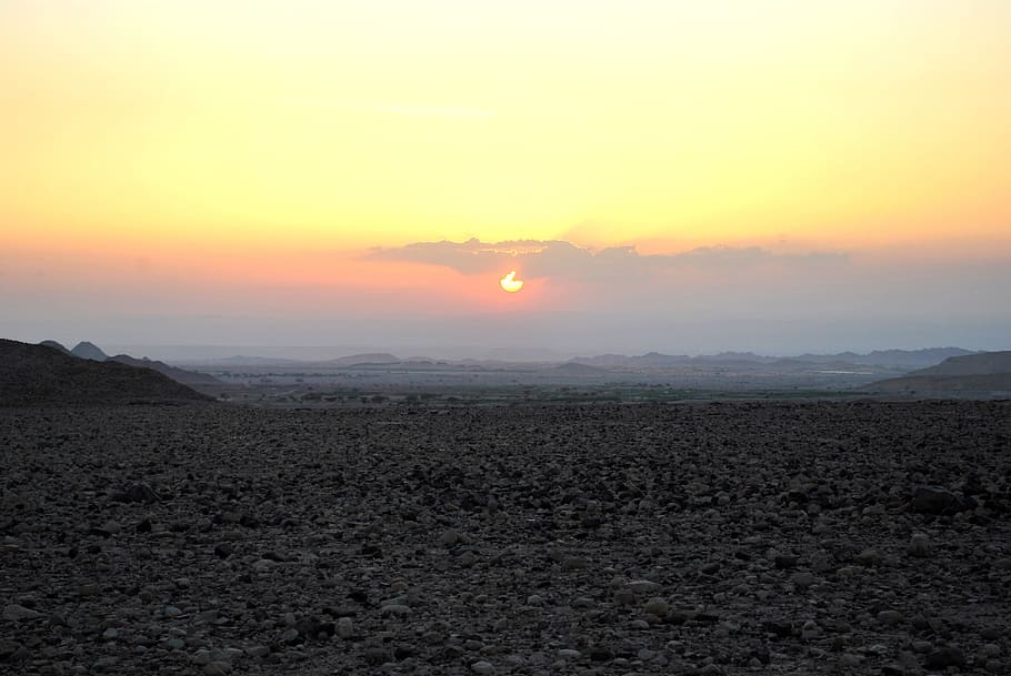 Desert, Dana, Sunset, Jordan, desert dana, feynan, israel, abendstimmung, stone, landscape