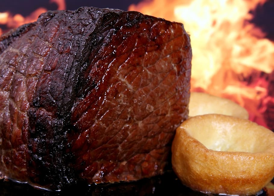 roasted, steak, bread, abstract, barbecue, barbeque, bbq, beef, bone, britain