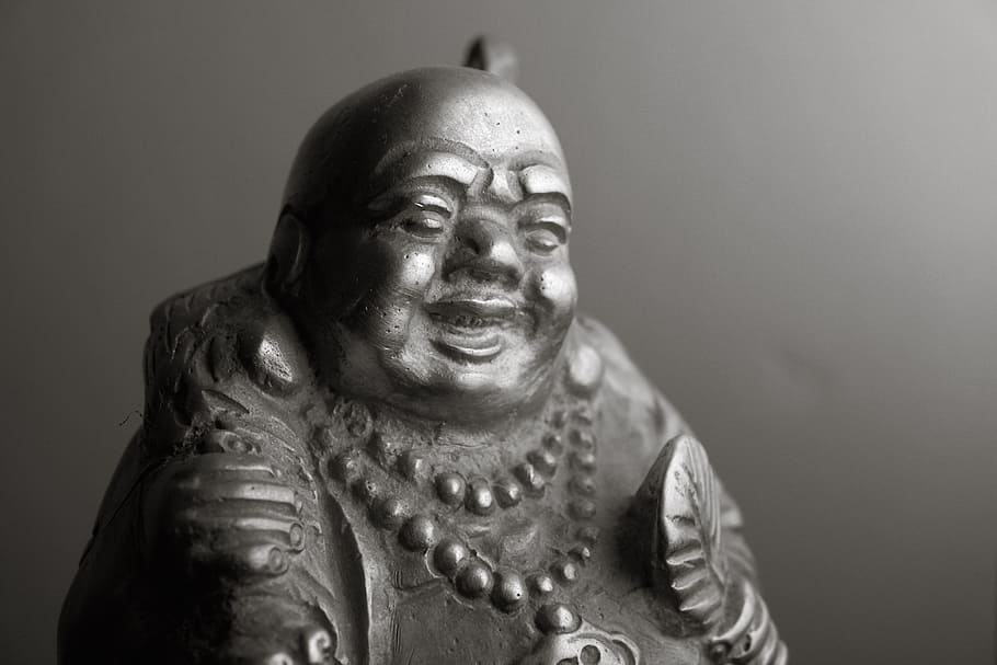 laughing buddha, buddha, zen, laughing, religion, buddhism, statue, asian, fat, happiness