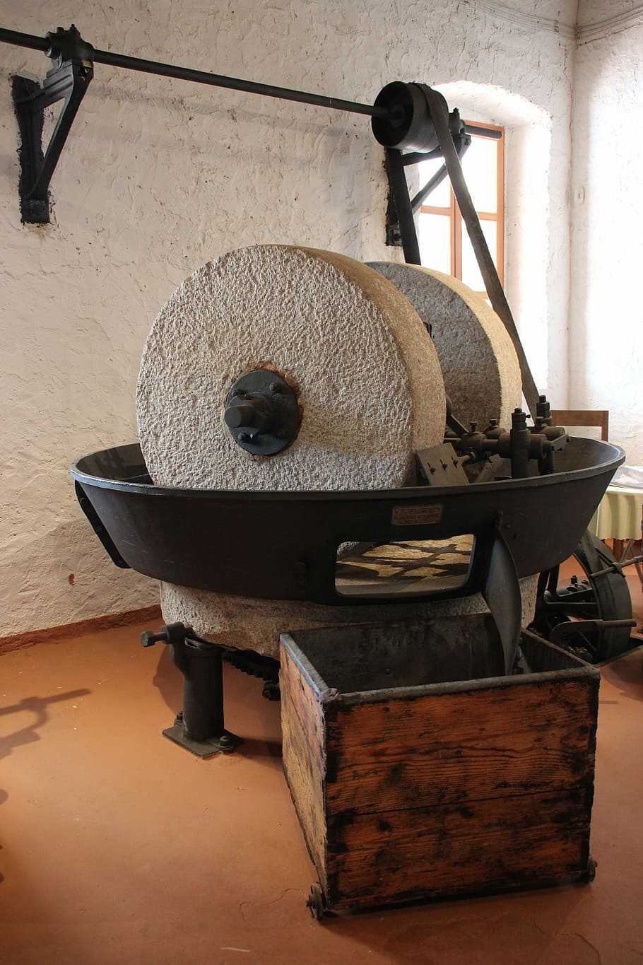 Old, Olive Press, Oil, Wheel, Mill, ancient, stone, millstone, mediterranean, agriculture