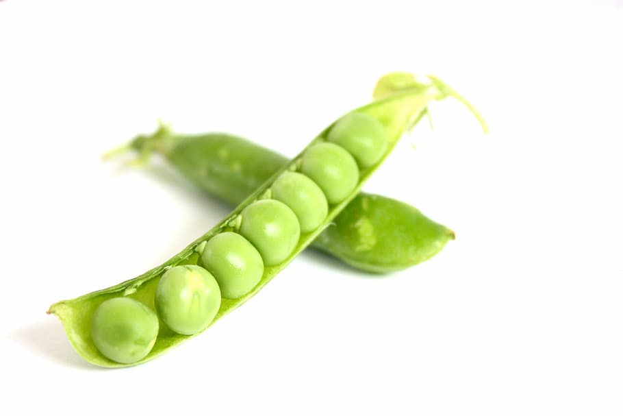 two, green, snow peas, peas, vegetable, healthy, health, fitness, summer, food