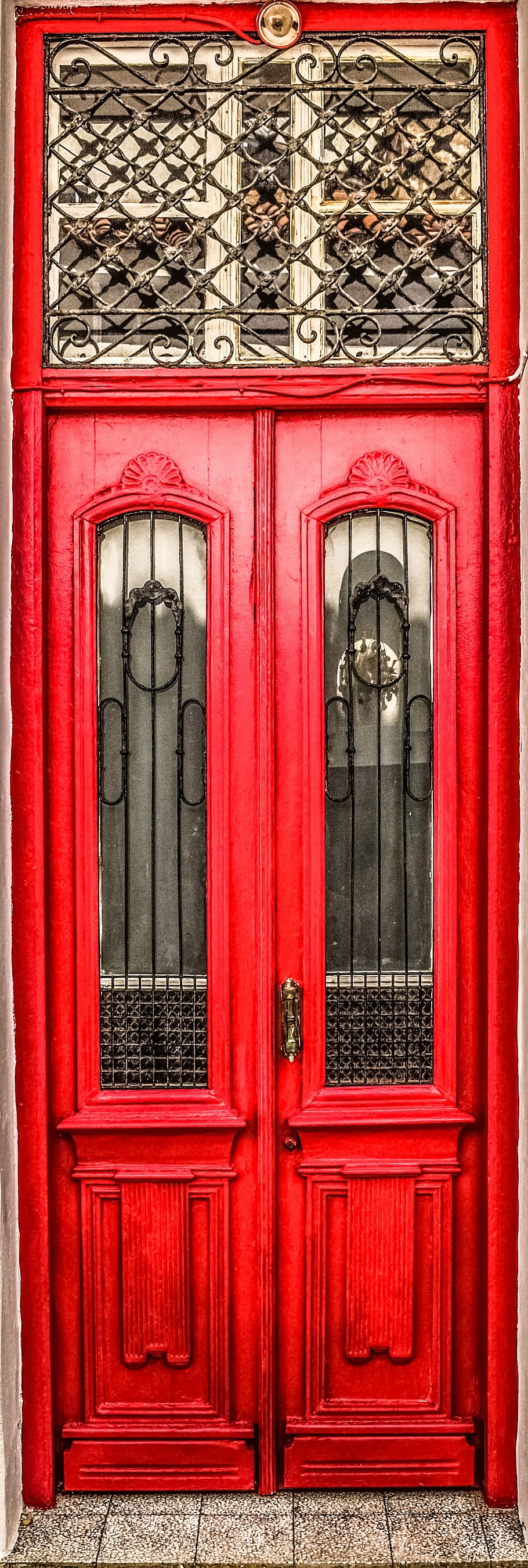 red wooden door, door, wooden, red, house, entrance, design, old, architecture, vintage