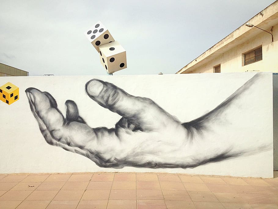 izquierda, humano, boceto a mano, pared, arte callejero, graffiti, urbano, pintura, aerosol, diseño
