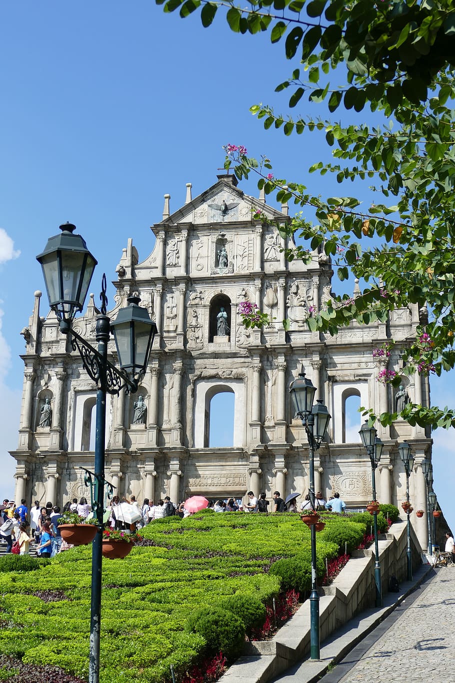 Macao, China, Iglesia, Portugal, Colonia, edificio, fachada, históricamente, hito, lugares de interés