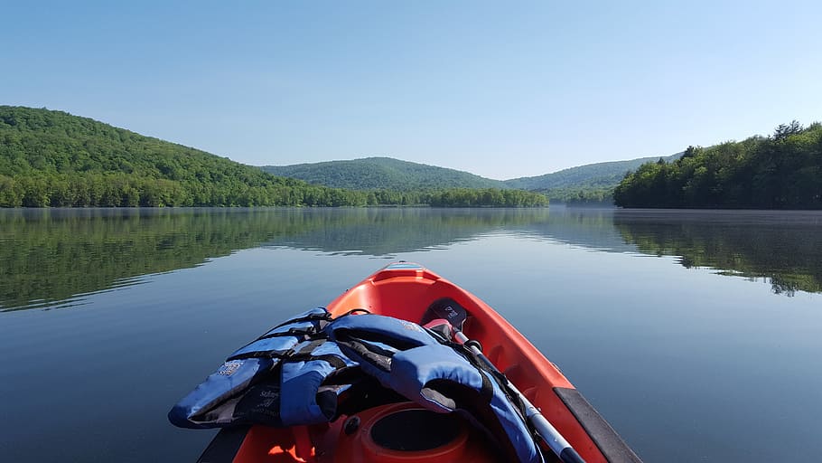 Kayak, Nature, Lake, Catskills, mongaup, kayaking, summer, sport, canoe, travel