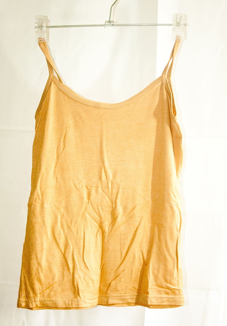 chemise, undershirt, shirt, top, yellow, female, girl, clothing, fashion, textile