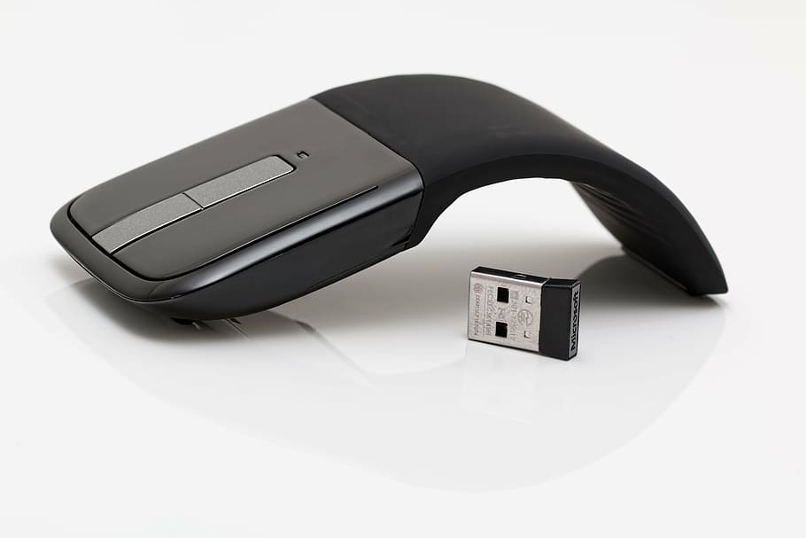 black wireless mouse, wireless mouse, computing, technology, information, communication, computer, equipment, internet, modern