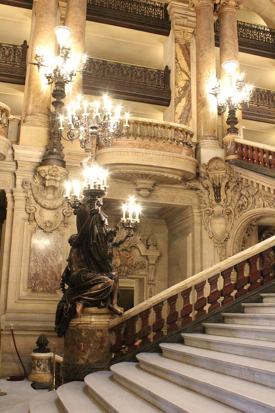 Opera, France, Wire, Theater, Show House, wire theater, statue, architecture, history, indoors