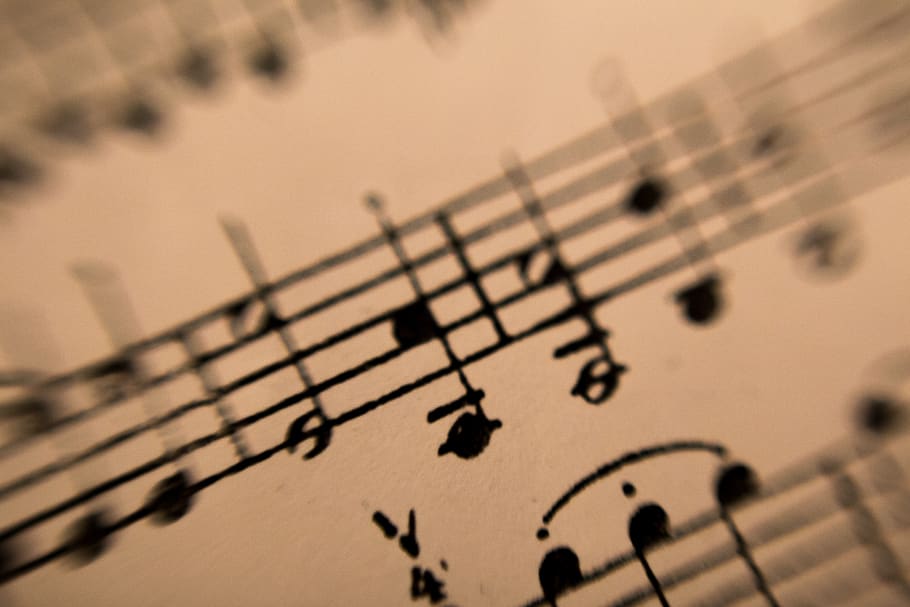 música, hoja, nota, notas, audio, sonate, partitura, nota musical, instrumento musical, cultura y entretenimiento artístico