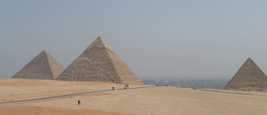 pirâmide, Egito, Gizá, Pirâmides, Gizé, deserto, famoso lugar, história, arquitetura, antiga