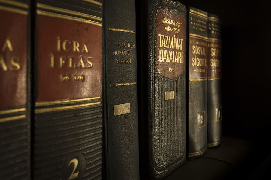 흑백 도서 시리즈, 정의, 법률, 사례, 청각, 늙은, 피부, 도서, 책장, 도서관