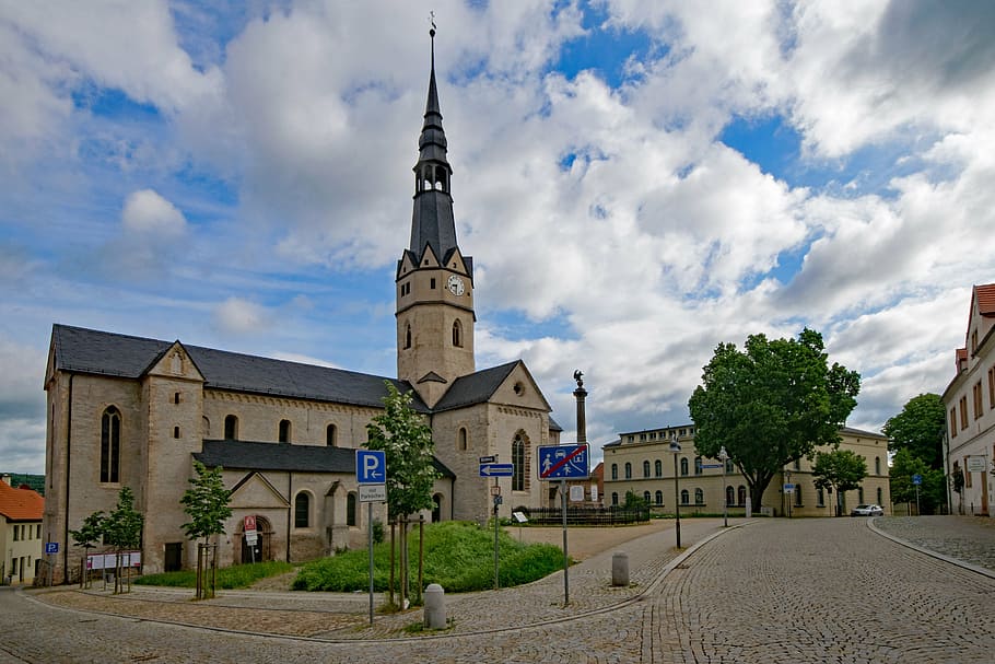 igreja ulrici, sangerhausen, saxônia-anhalt, alemanha, igreja, fé, religião, locais de interesse, cultura, construção