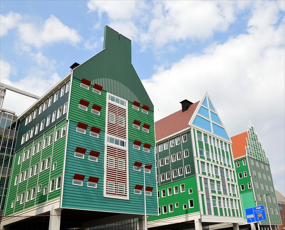 Zaandam, Traditional, Style, Holland, traditional style, buildings, dutch, architecture, building, architecture design