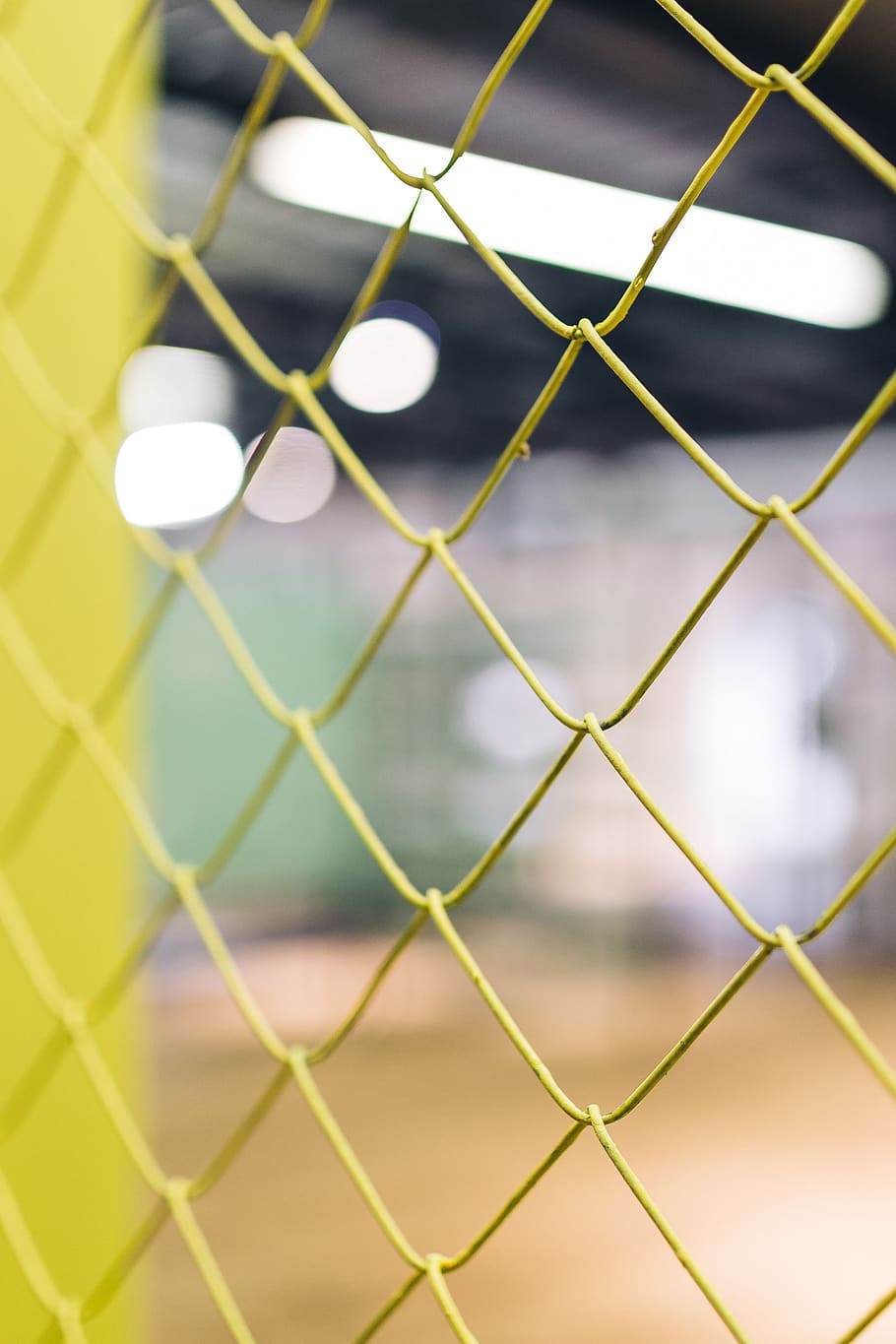 closeup, kuning, wire, mesh, enclosure, net, netting, cage, close-up, pola