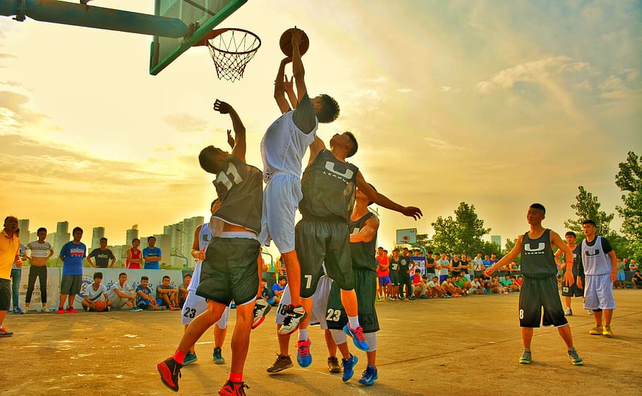 men playing basketball, U League, Basketball, Sports, Game, Game, Play, sports, game, play, school, sport