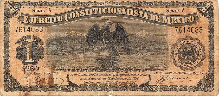 peso, banknote, mexico, money, currency, note, finance, exchange, cash, the past