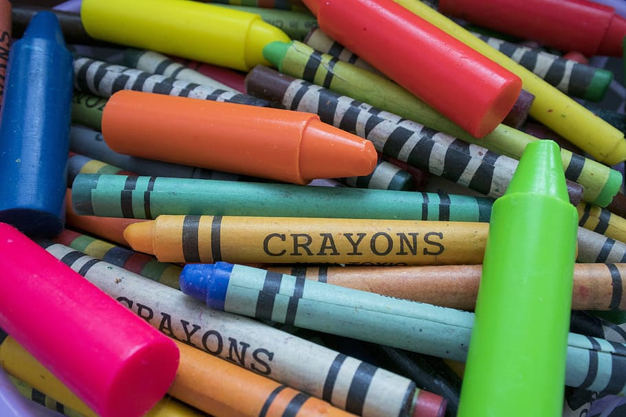 crayons, colors, draw, art, creative, multi colored, close-up, large group of objects, art and craft, full frame
