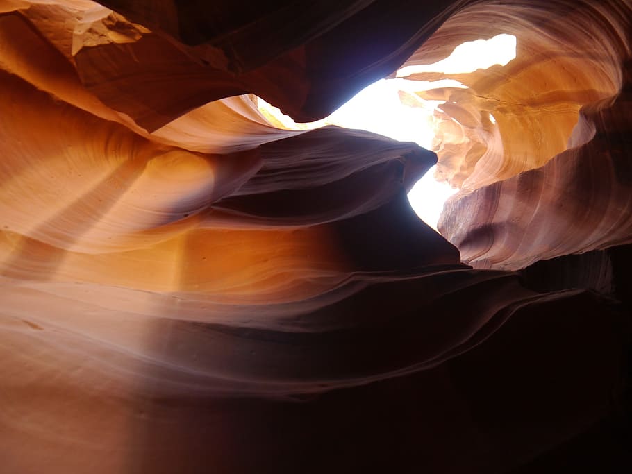 Cave, Antelope Canyon, natural, abstract, backgrounds, arizona, canyon, pattern, nature, sandstone