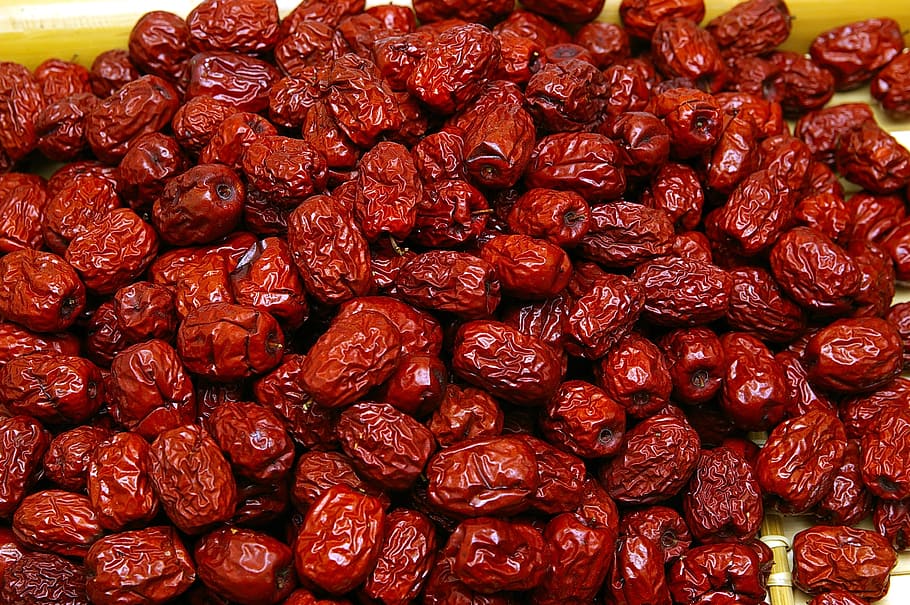 red fruits, autumn, jujube, the boy is, dried jujube, red, food, food and drink, large group of objects, abundance