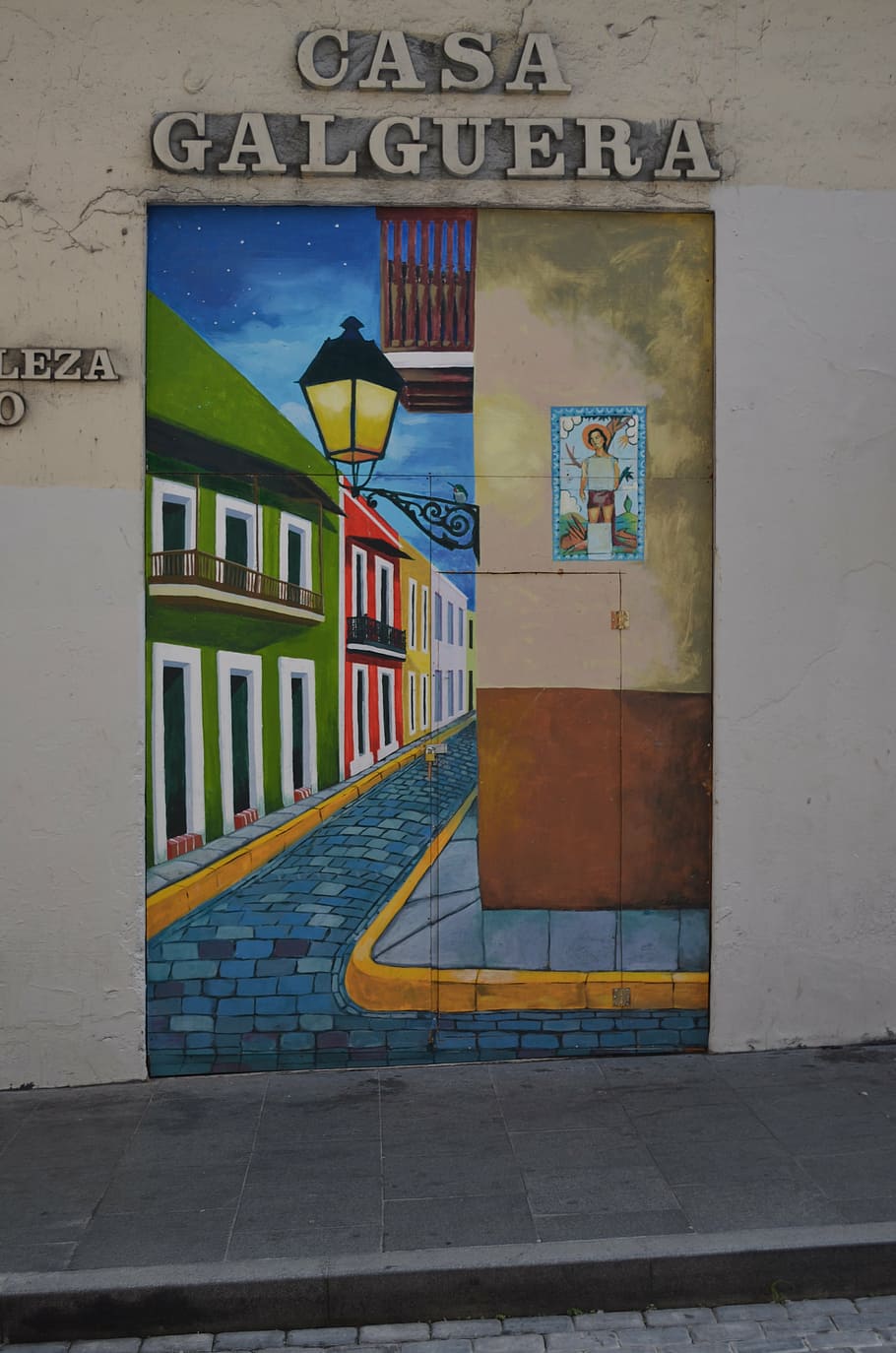 san juan, puerto rico, mural, architecture, built structure, multi colored, communication, building exterior, text, wall - building feature